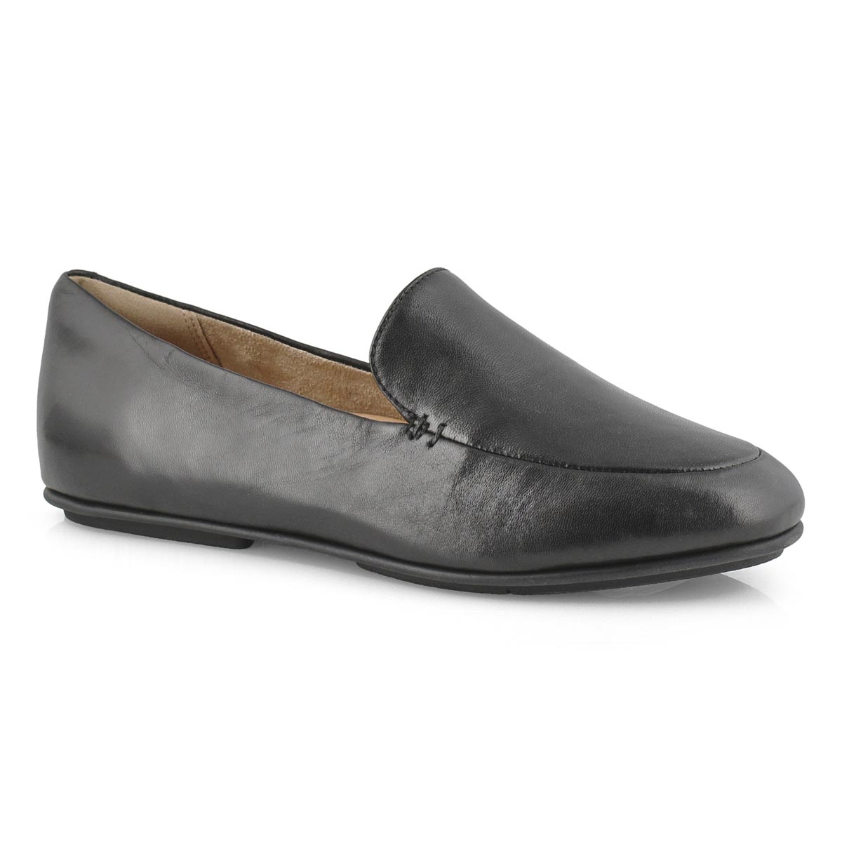 Lds Lena Loafer black casual slip on