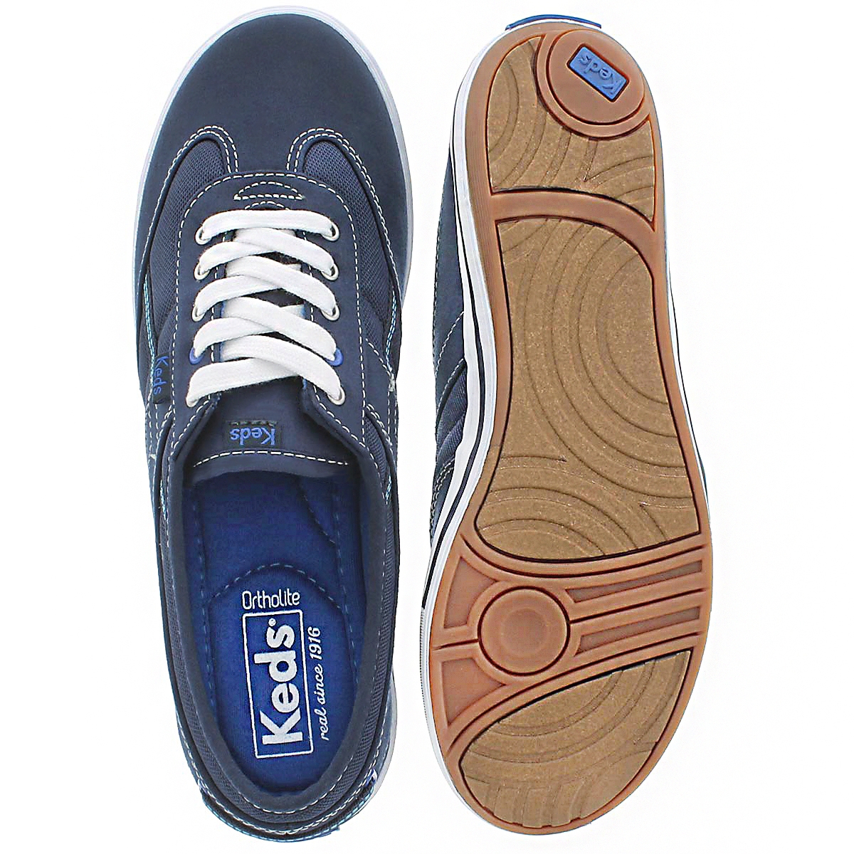 Lds Craze T-Toe navy sneaker