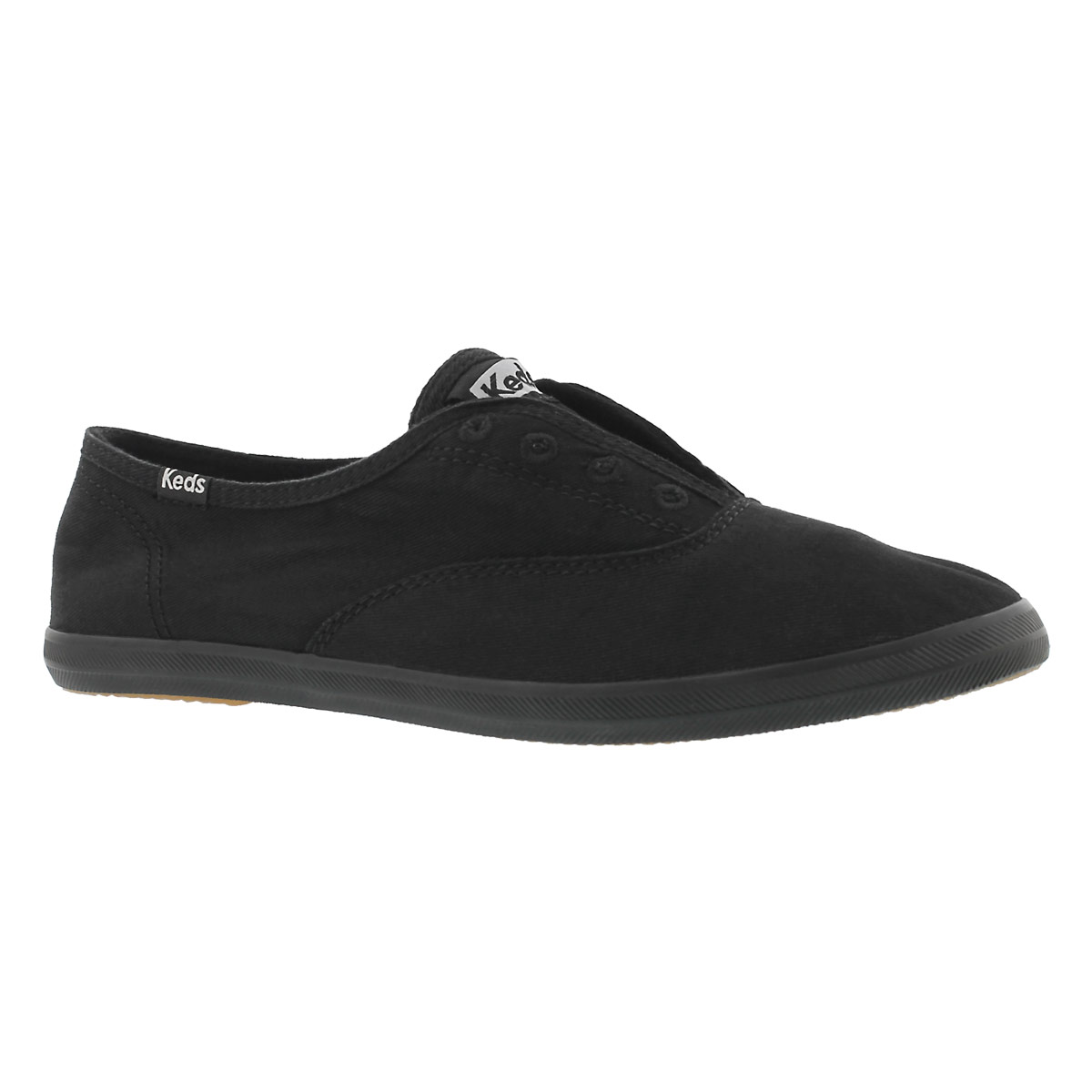 Women's CHILLAX black slip on sneakers