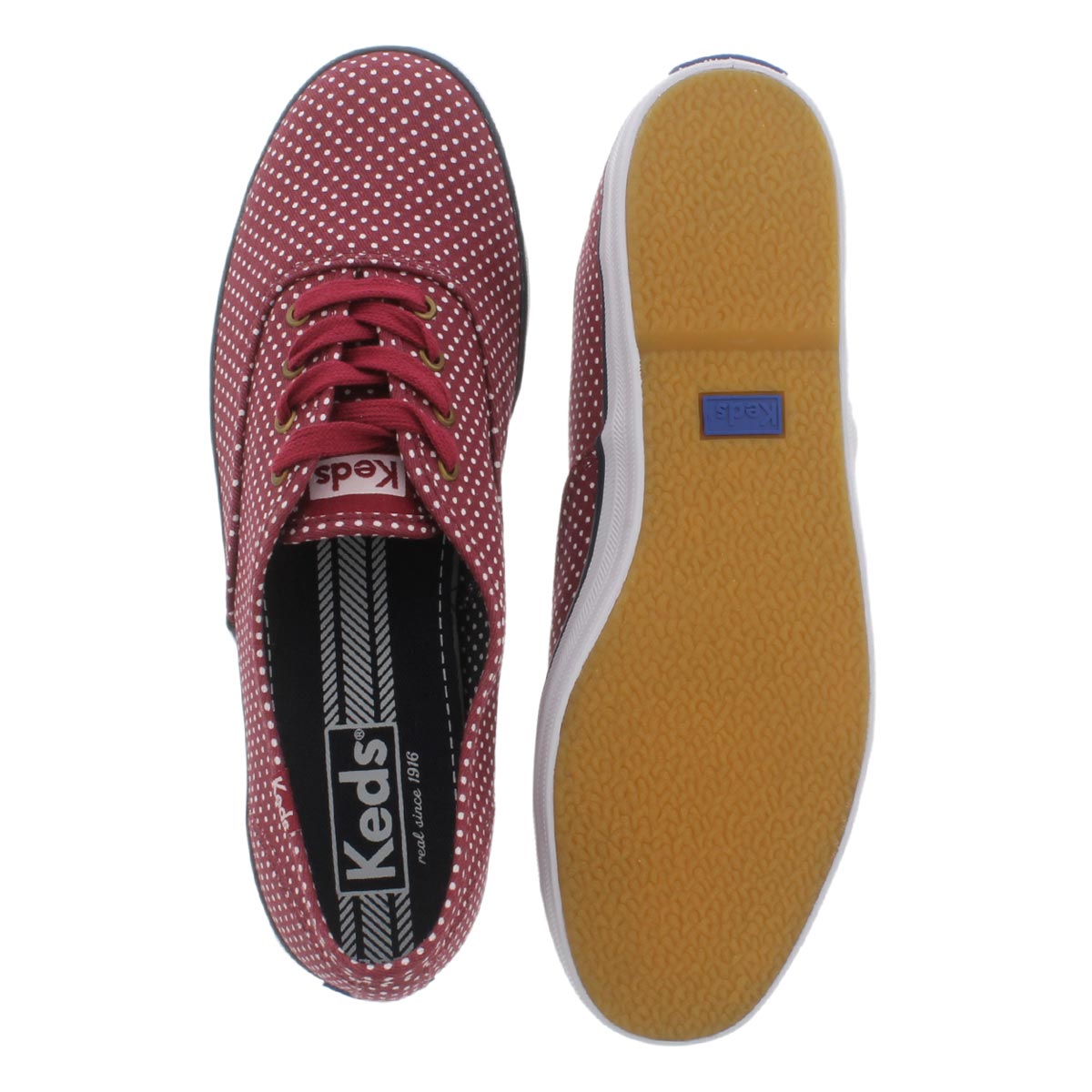 Lds Champion Micro Dot red sneaker