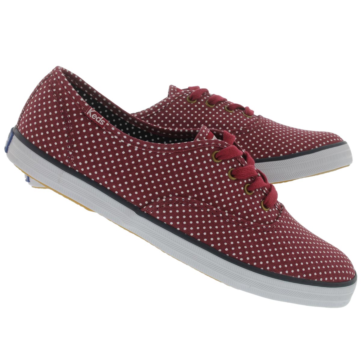 Lds Champion Micro Dot red sneaker