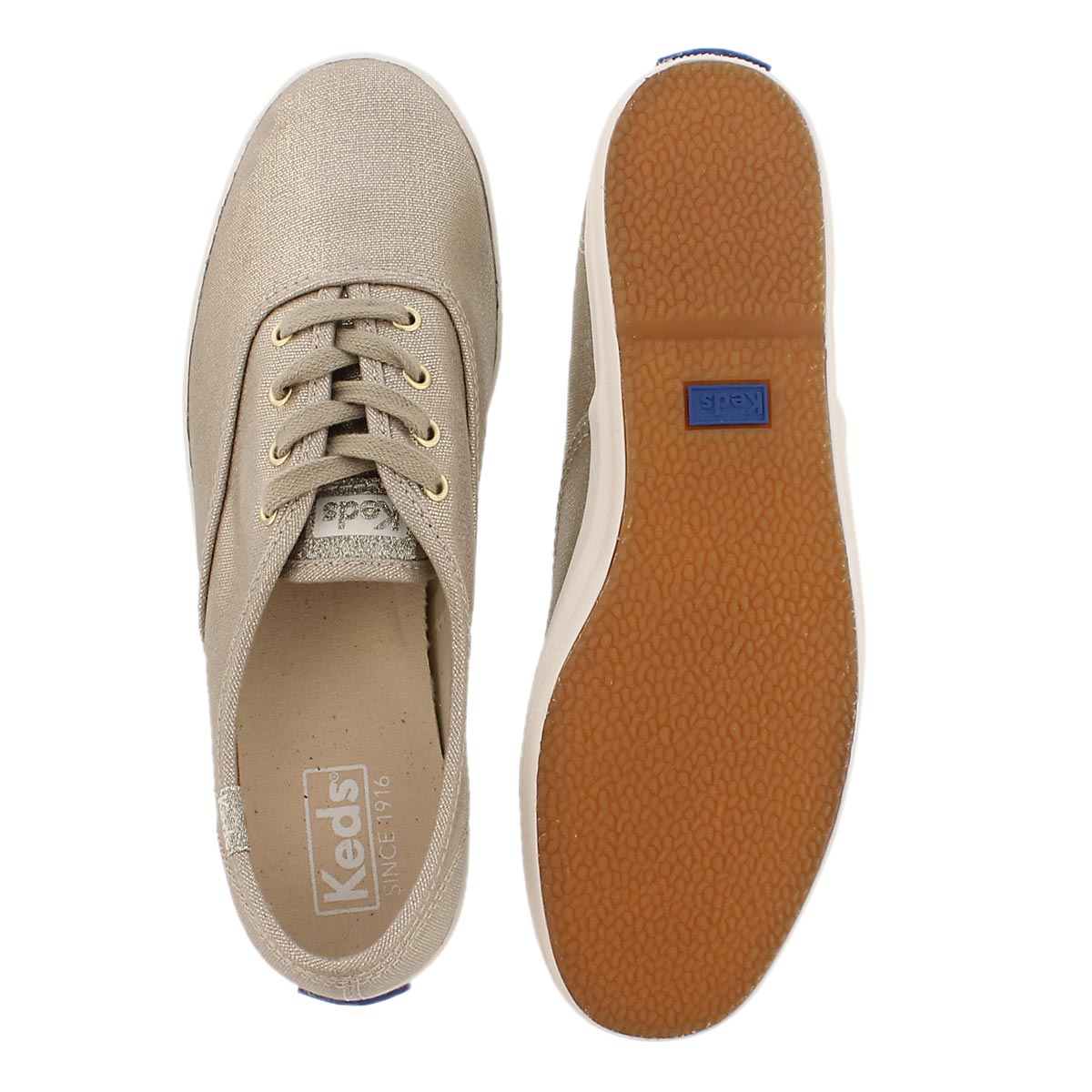 Lds Champion gold metallic sneaker