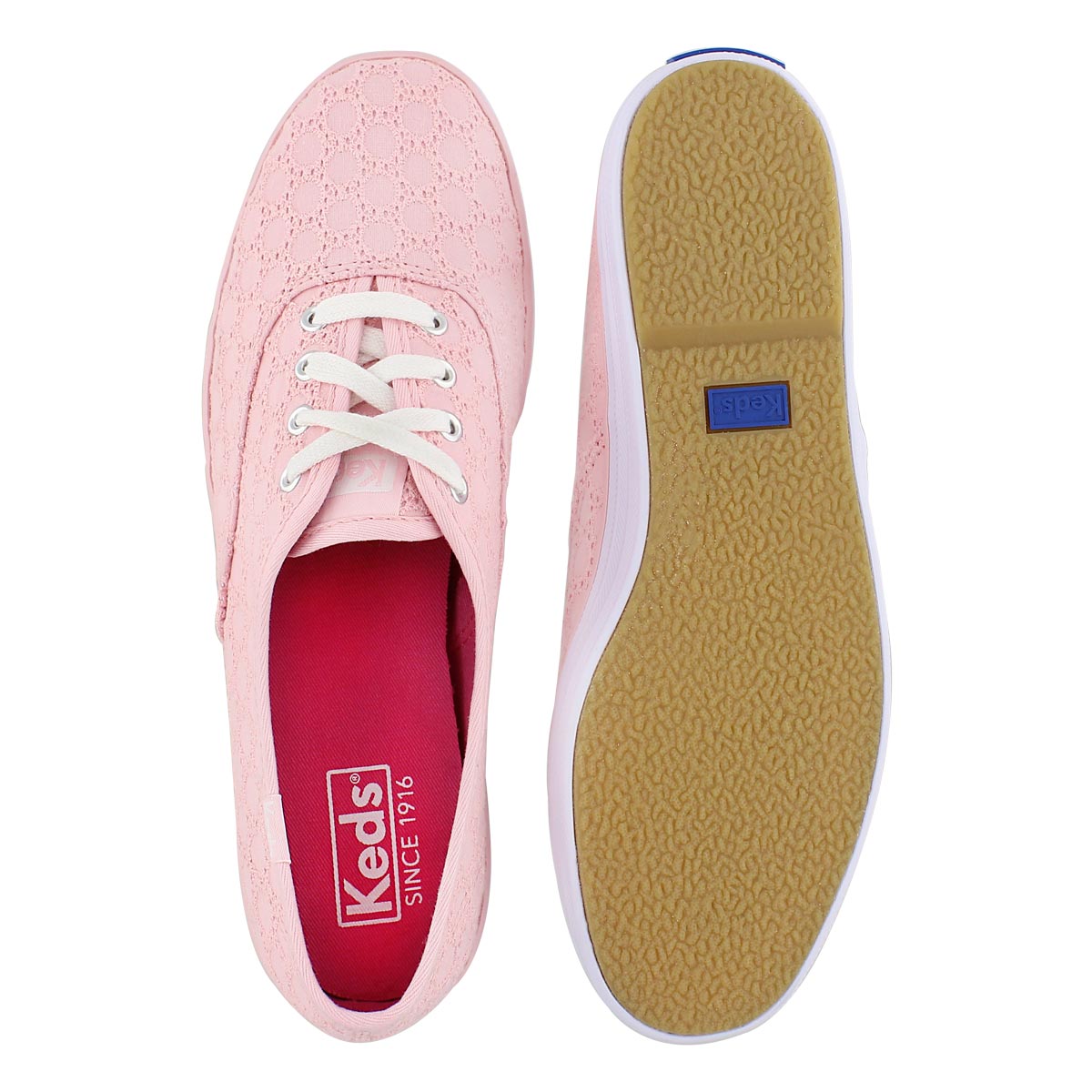 Lds Champion Eyelet light pink sneaker
