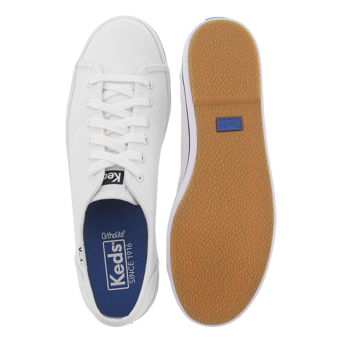Lds Kickstart white canvas CVO sneaker