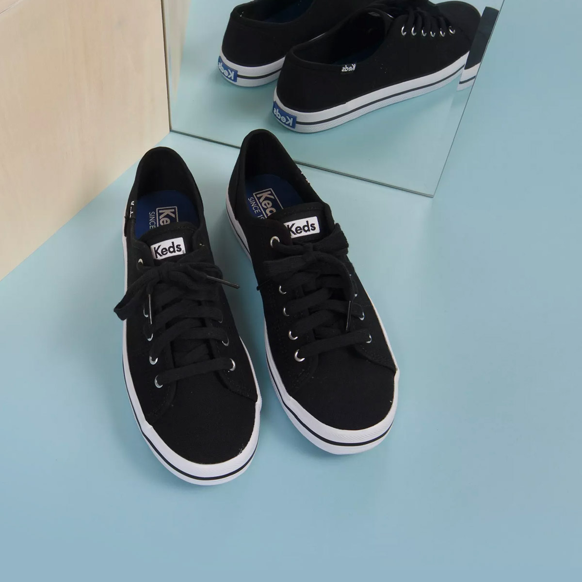 Lds Kickstart black CVO canvas sneaker