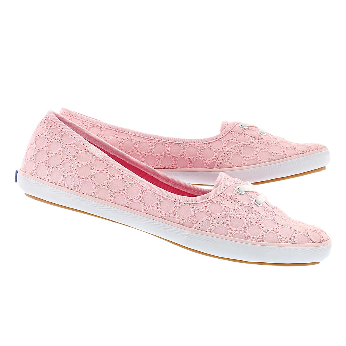 Ballerine Teacup Eyelet, rose pâle, fem