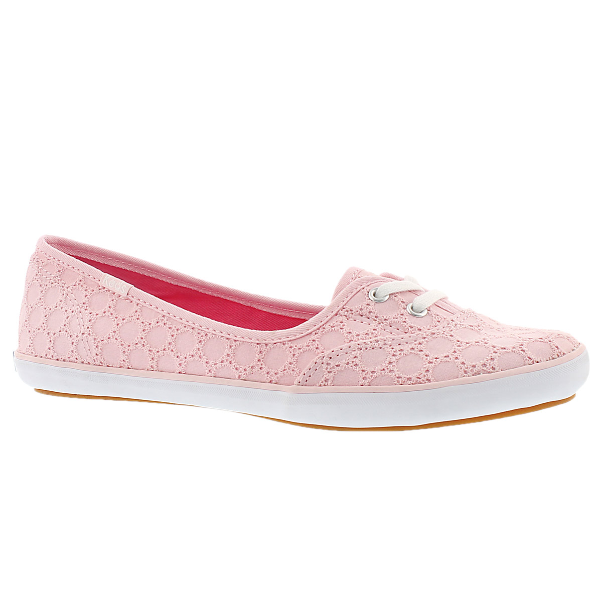 Ballerine Teacup Eyelet, rose pâle, fem