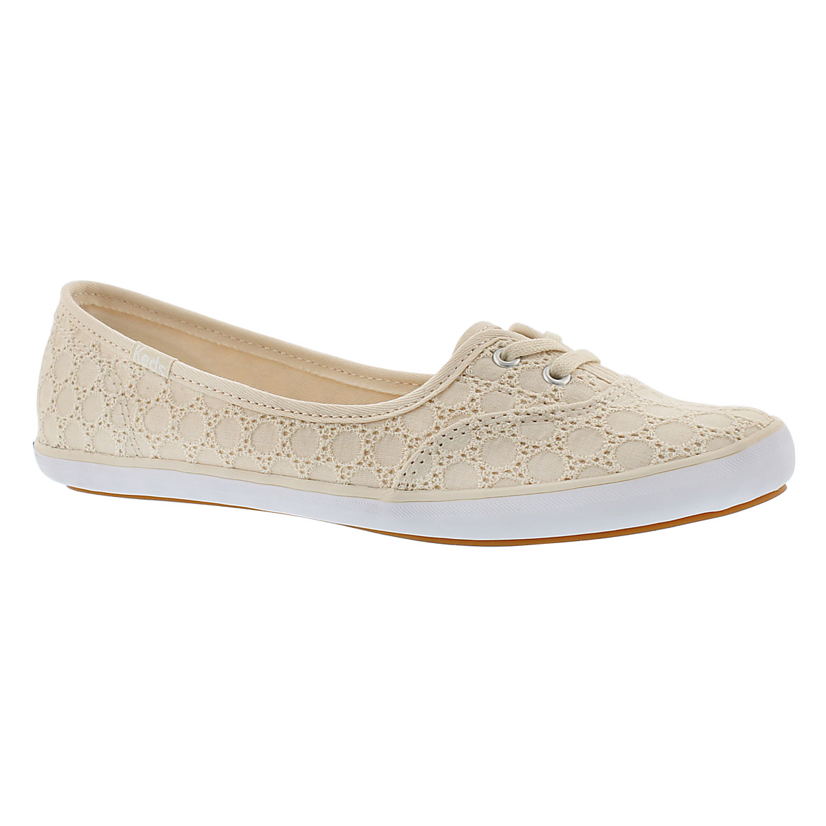 Lds Teacup Eyelet natural slip on