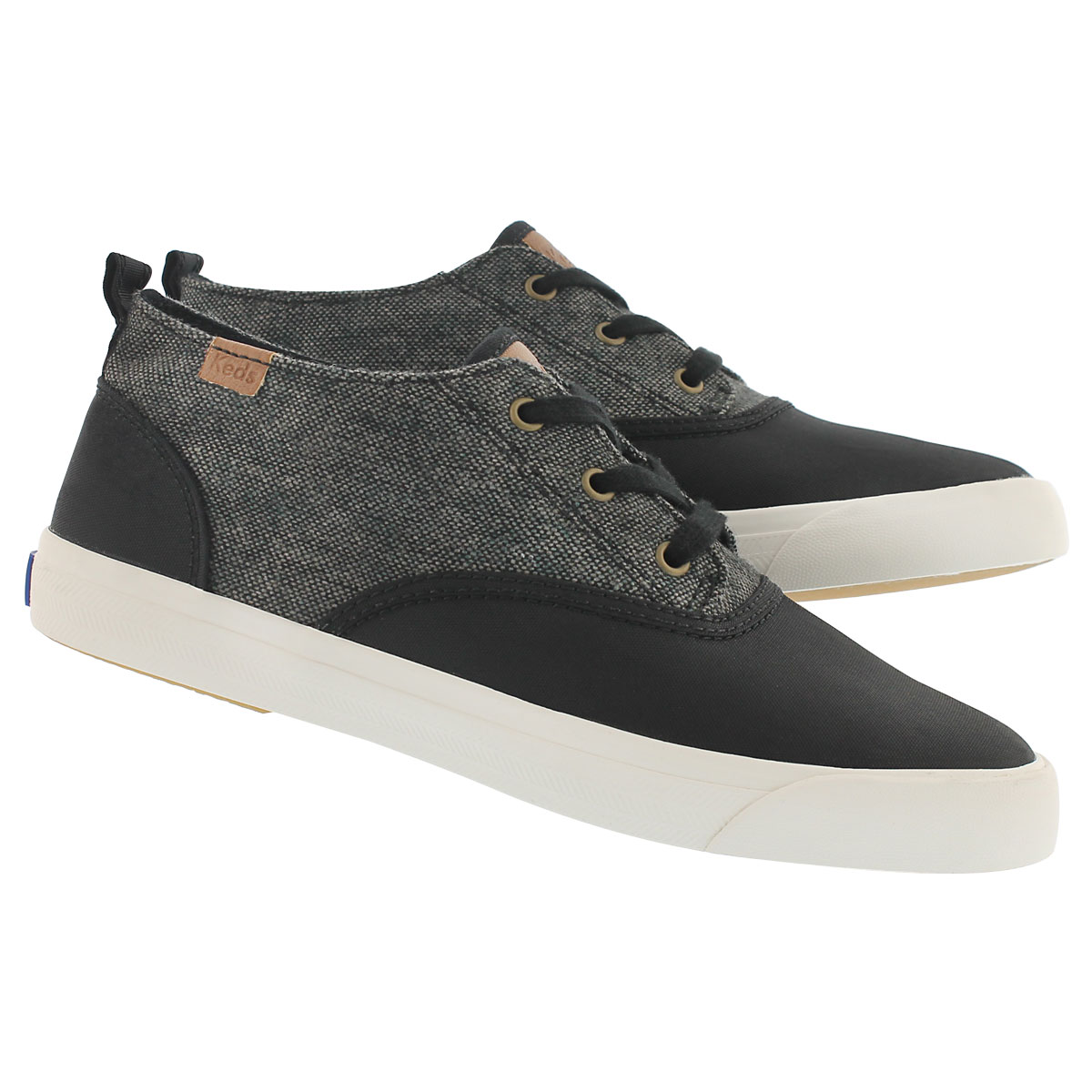 Lds Triumph Mid dk grey lace up sneaker