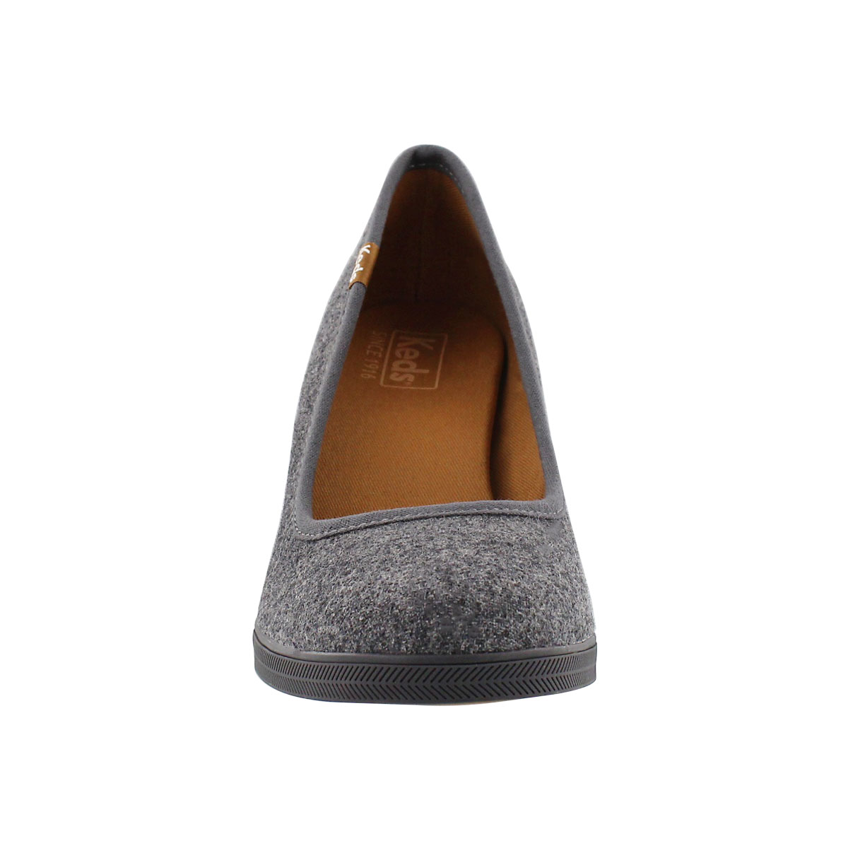Lds Damsel Wool charcoal wedge