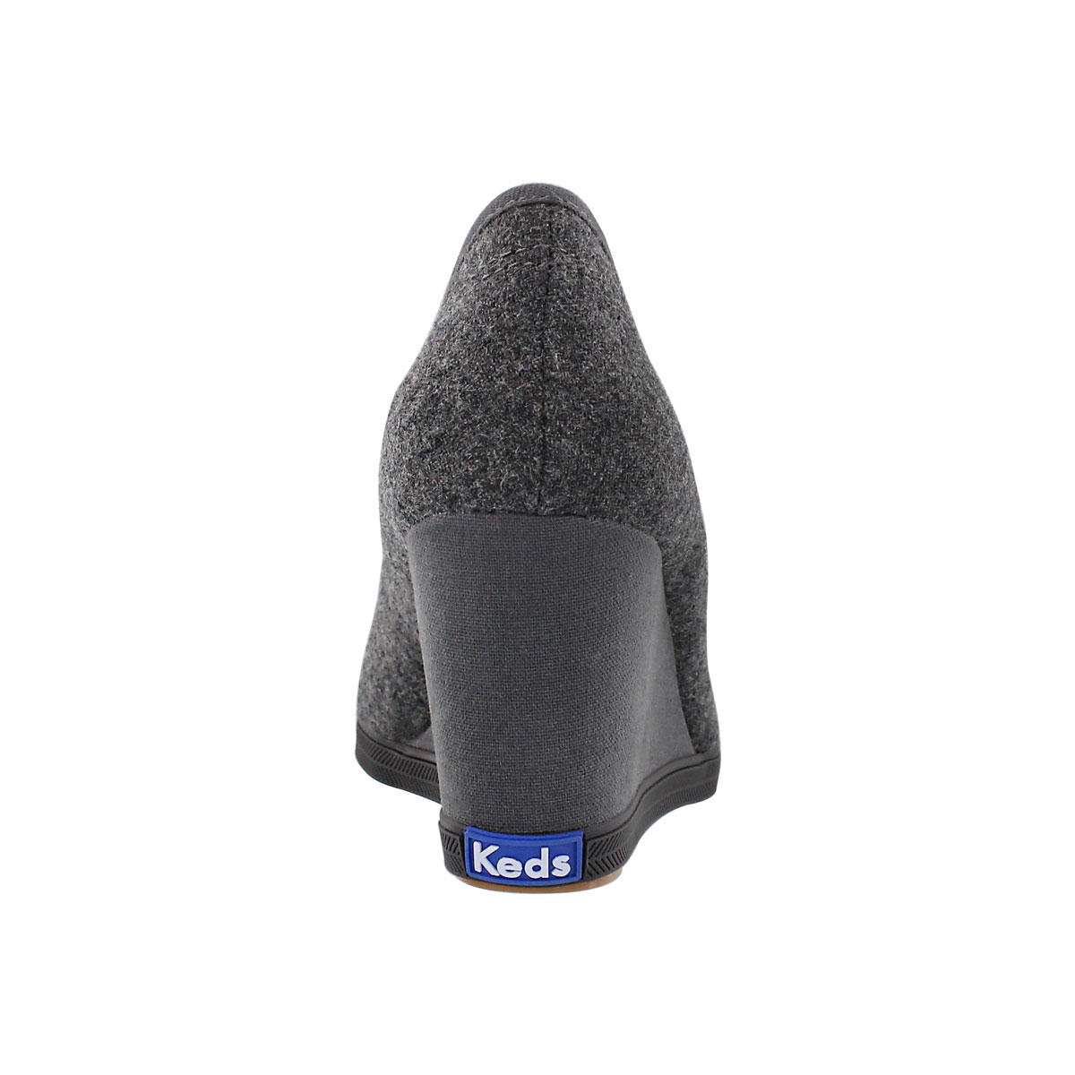 Lds Damsel Wool charcoal wedge