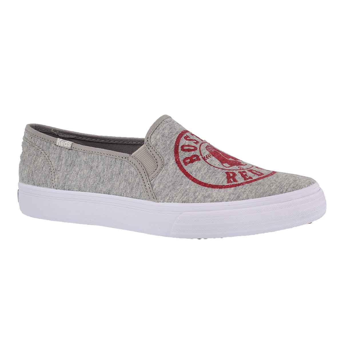 Women's DOUBLE DECKER Red Sox grey sneakers