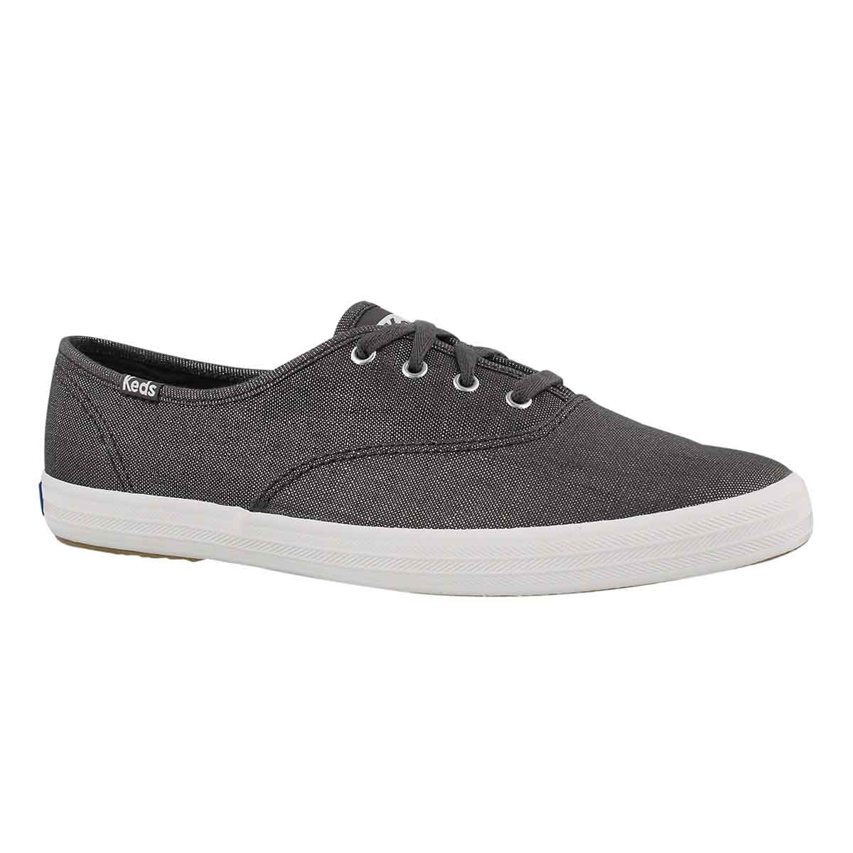 Women's CHAMPION METALLIC LINEN gunmetal sneakers