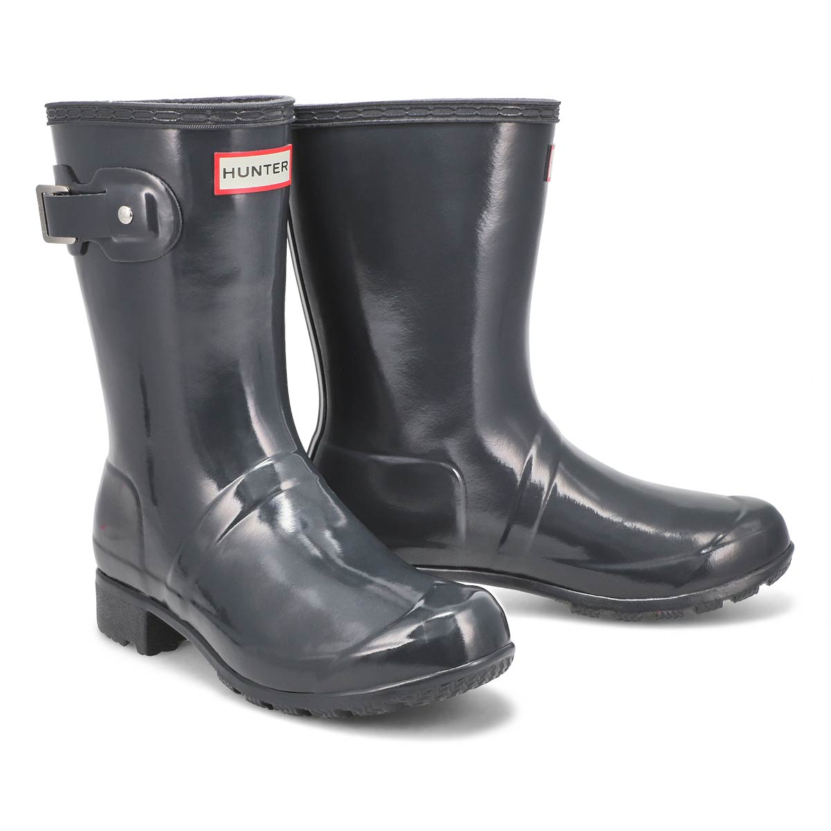 hunter original short gloss waterproof rain boot