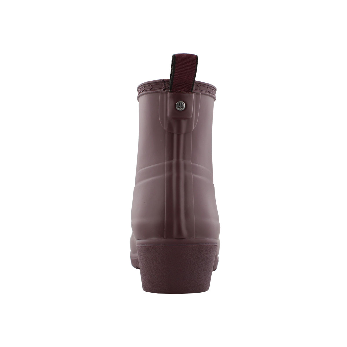 low heel rain boots