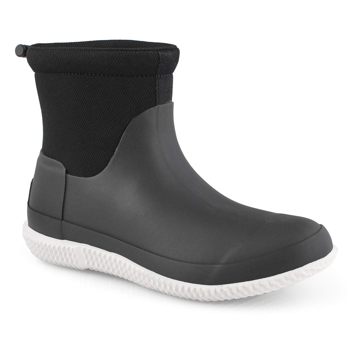 short black rain booties