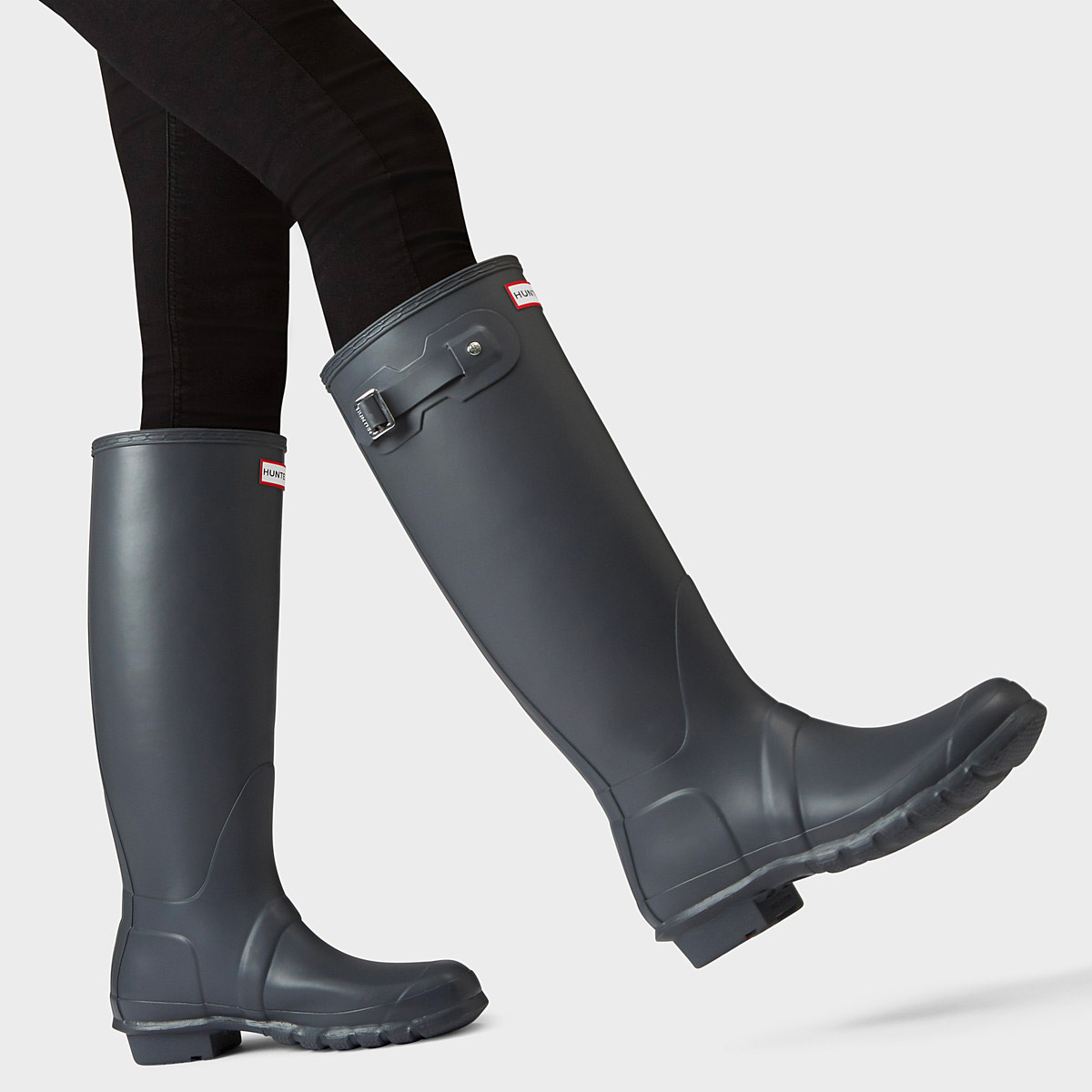 grey rain booties