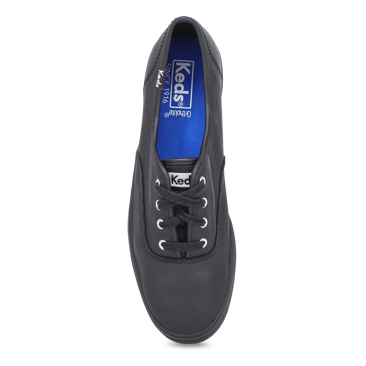 triple black leather sneakers