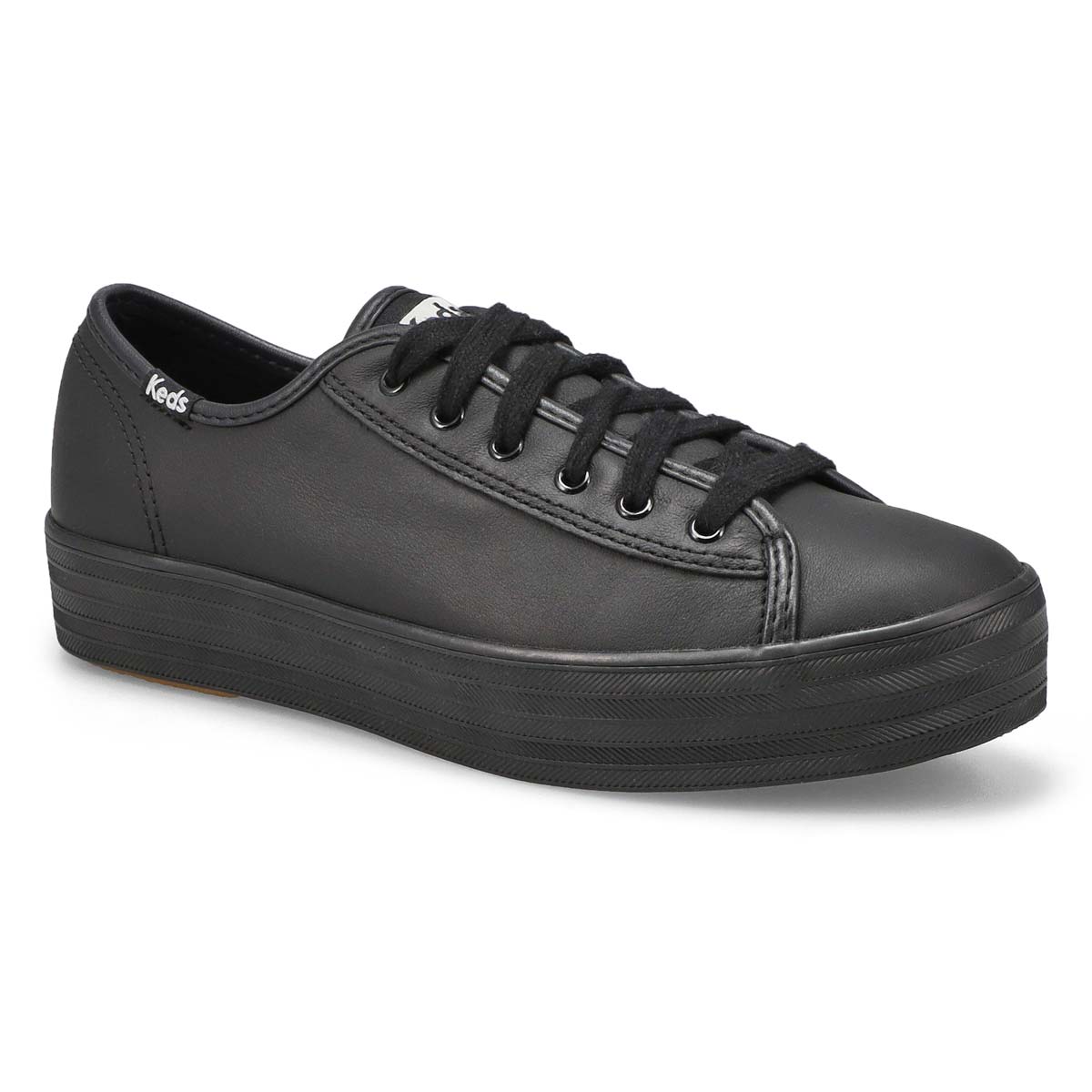 black leather casual shoes womens