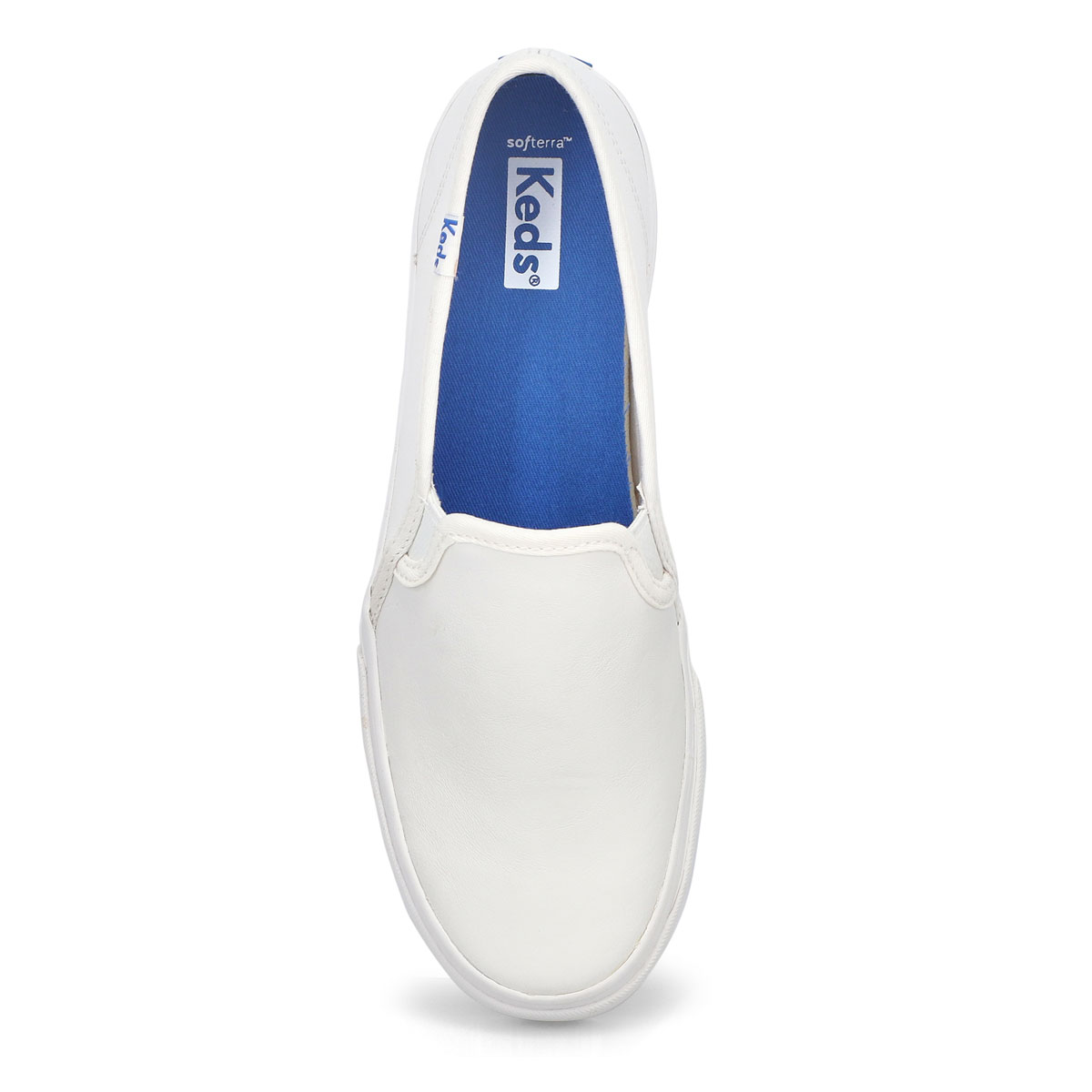 Keds Women's DOUBLE DECKER white slip on snea | SoftMoc.com