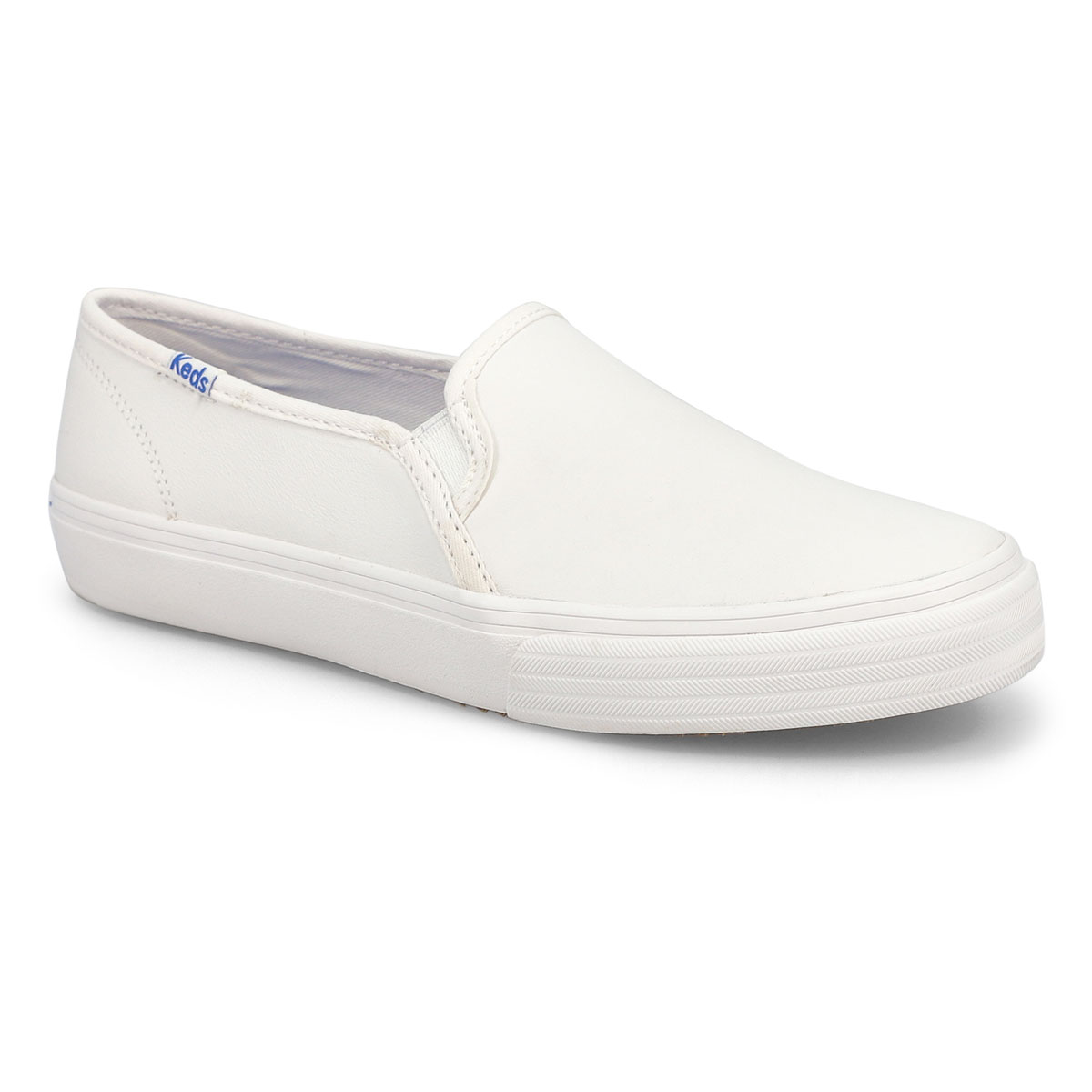 keds women's double decker leather sneaker