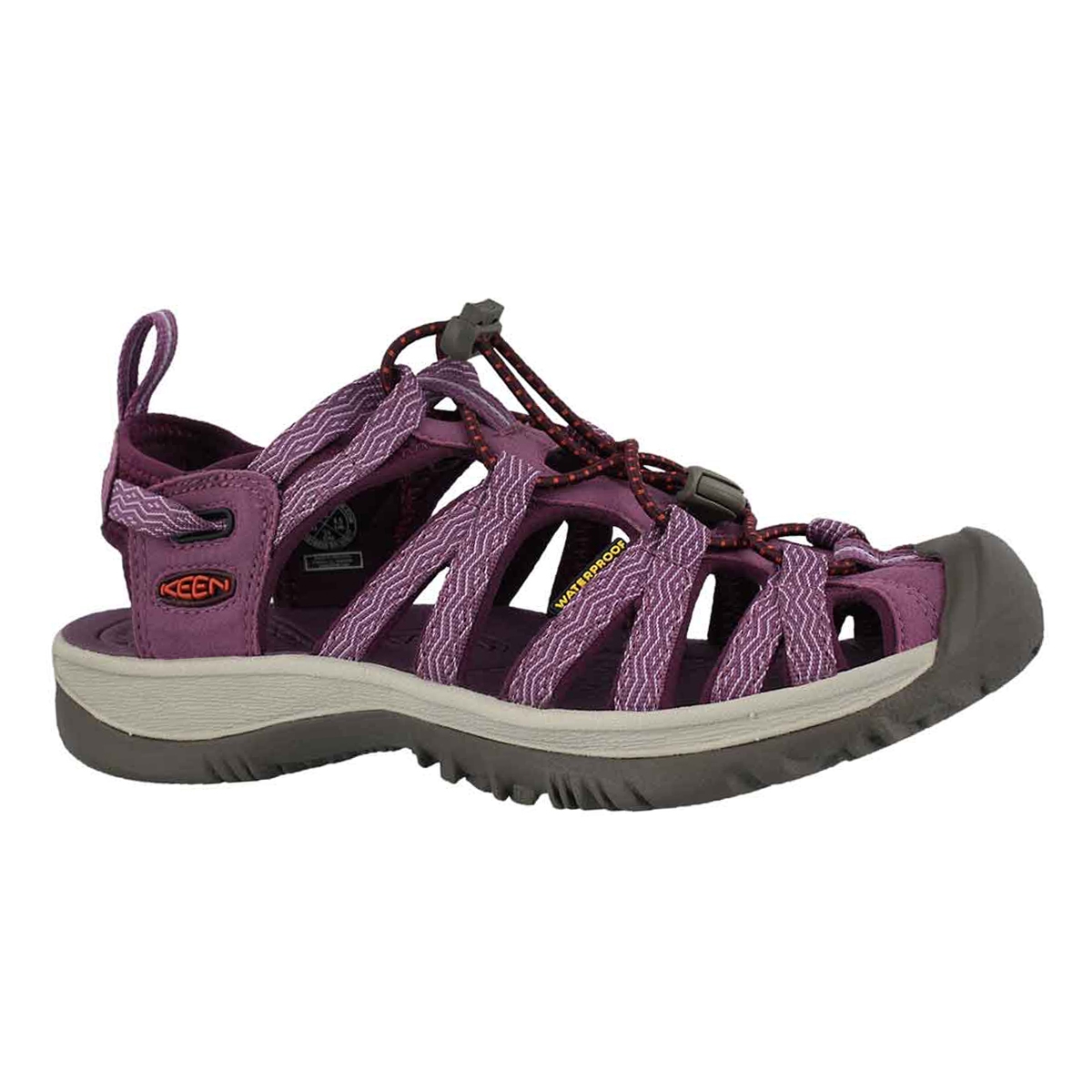 Women's WHISPER grape kiss sport sandals