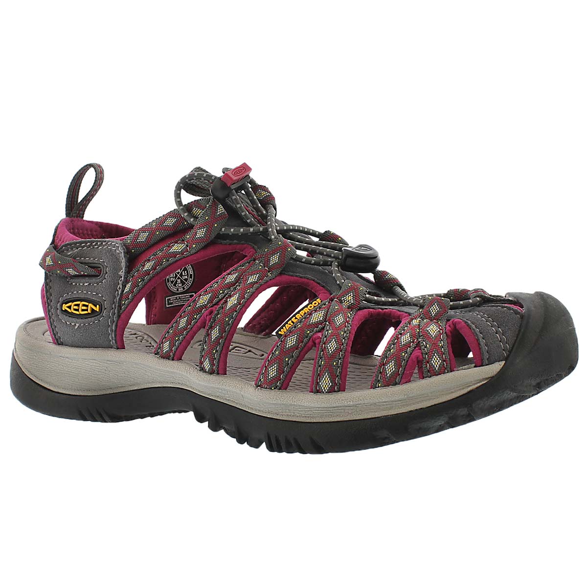 Lds Whisper magnet/sangria sport sandal