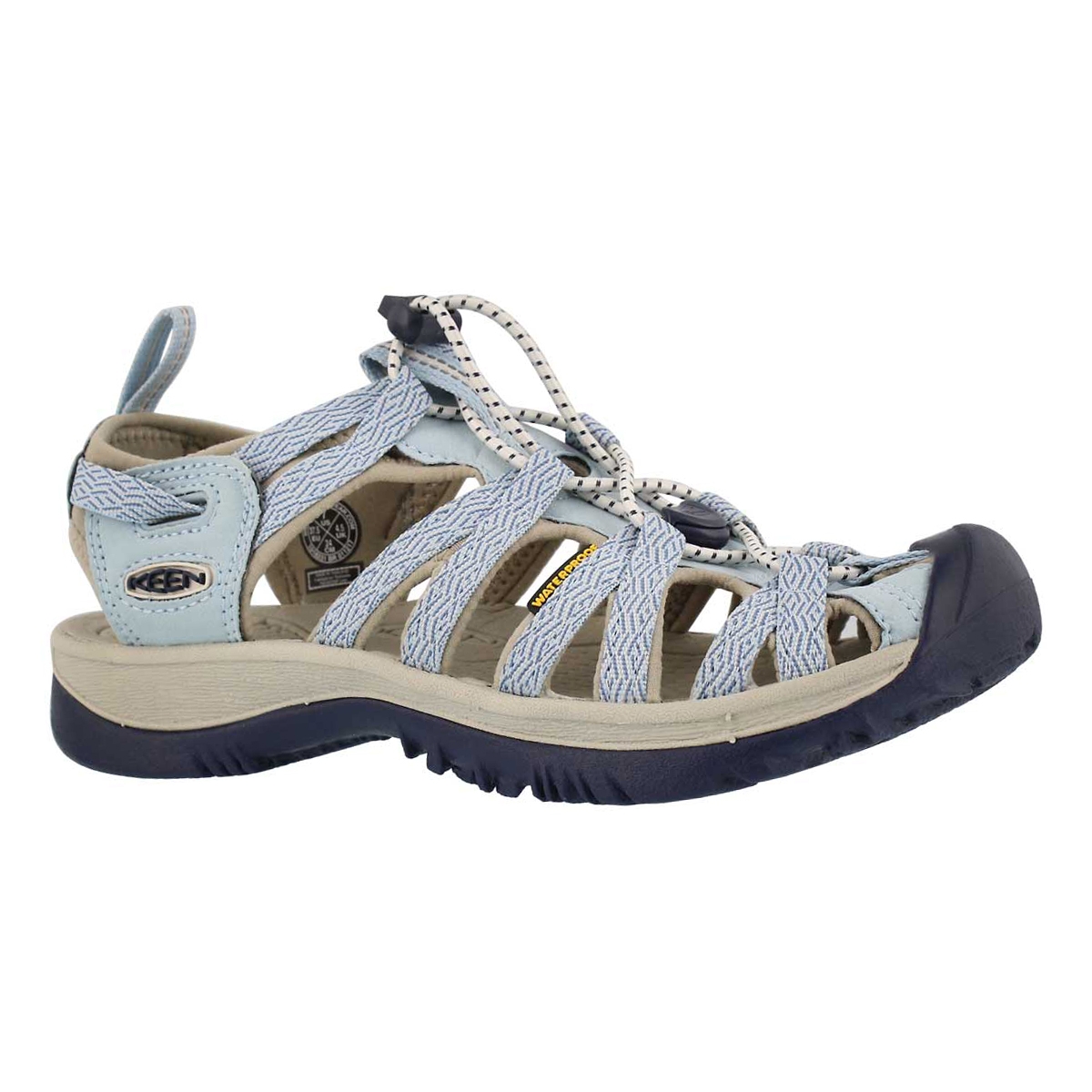 Women's WHISPER sterling blue sport sandals