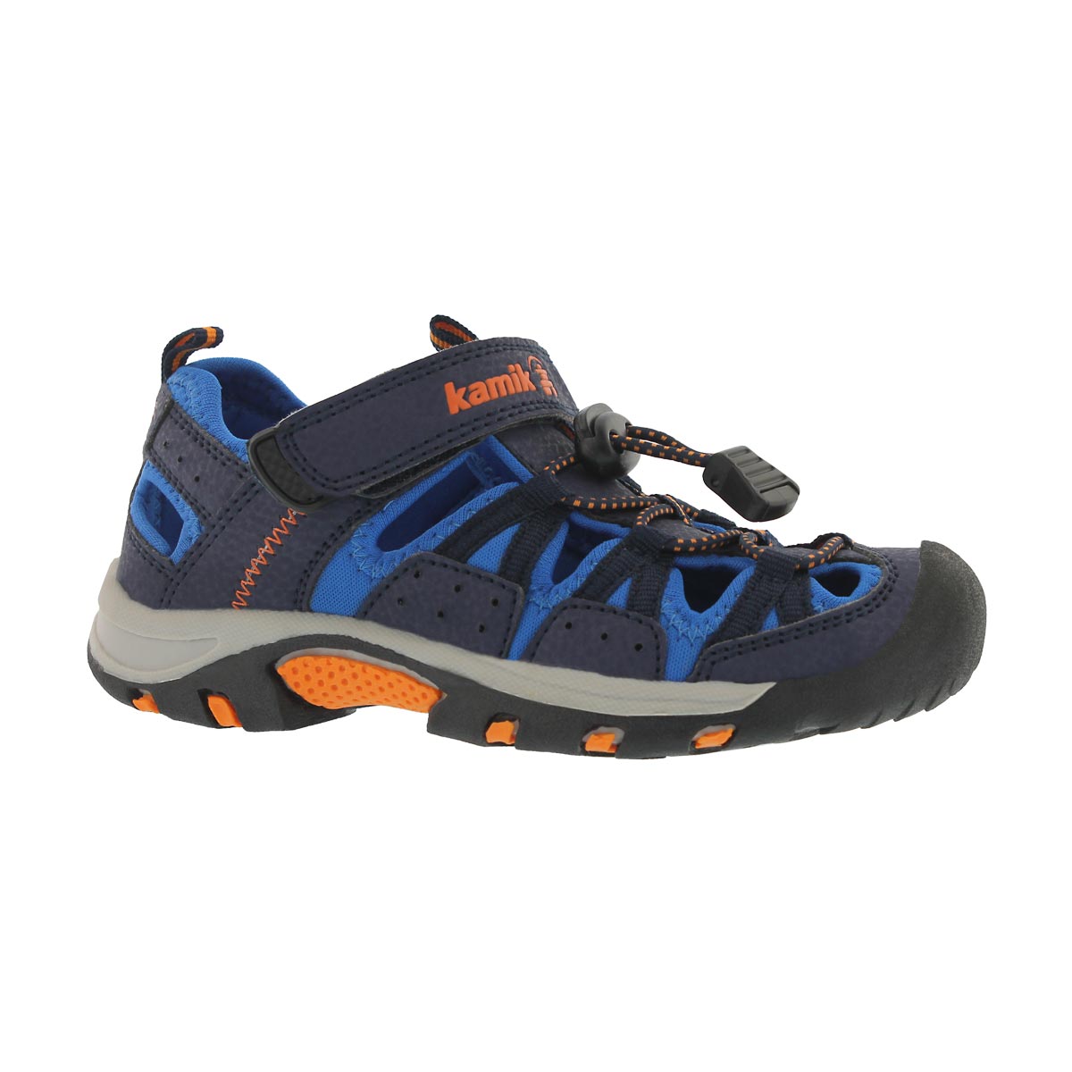 Boys' WILDCAT navy fisherman sandals