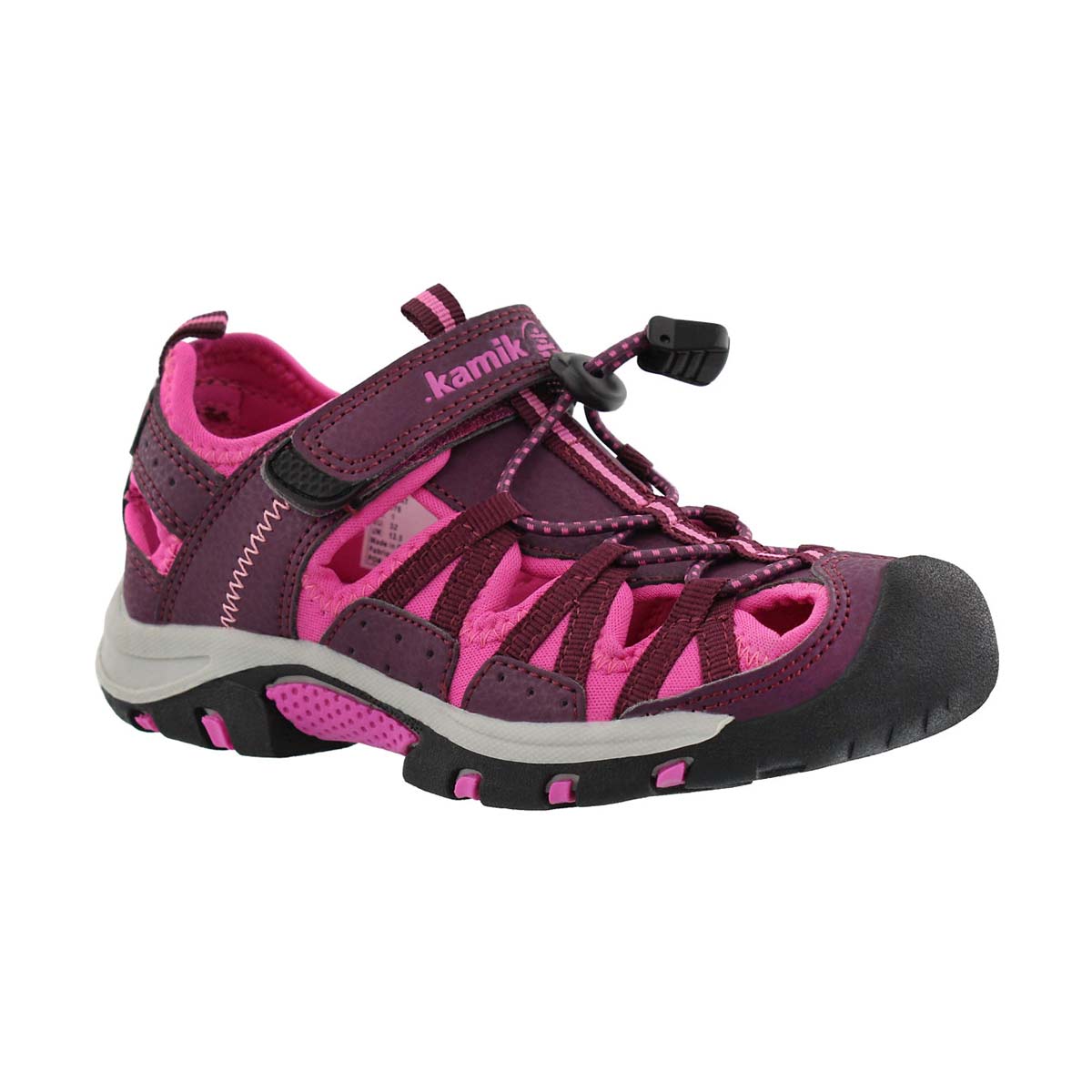 Girls WILDCAT berry/pinbk fisherman sandal