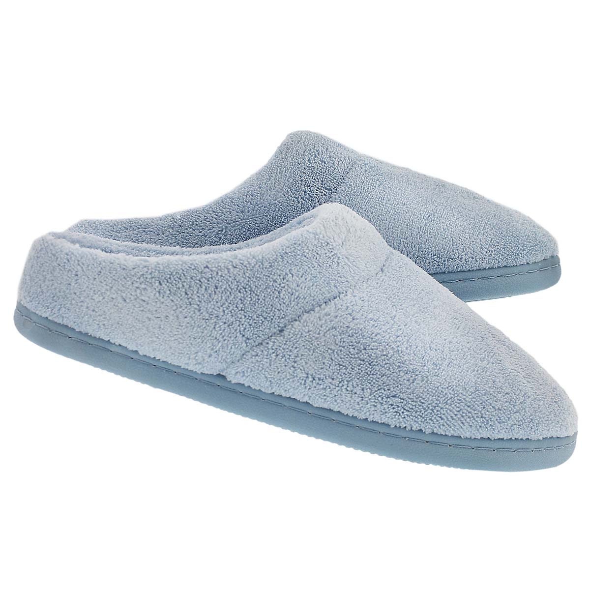 Lds Windsock blue open back slipper