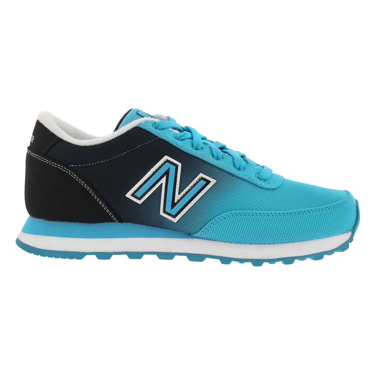Lds 501 black/blue ombre lace up