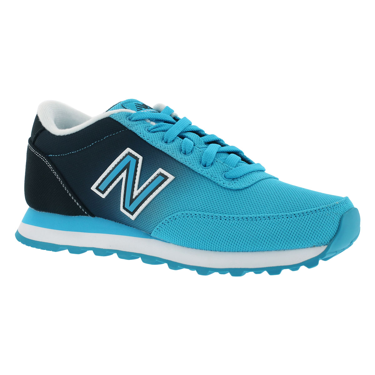 Lds 501 black/blue ombre lace up
