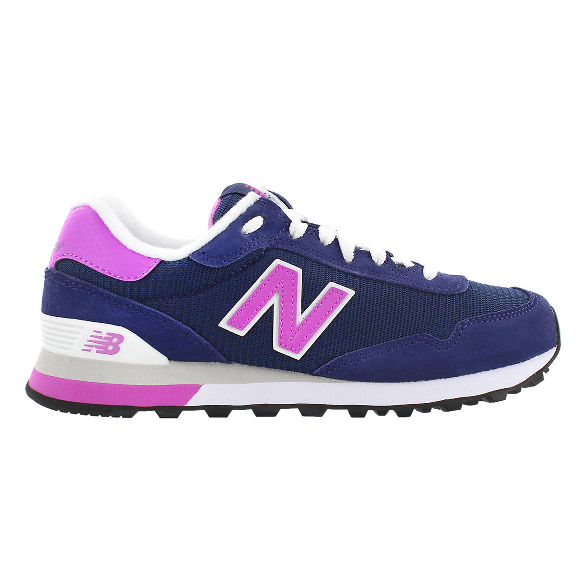 Lds 515 navy/pink lace up sneaker