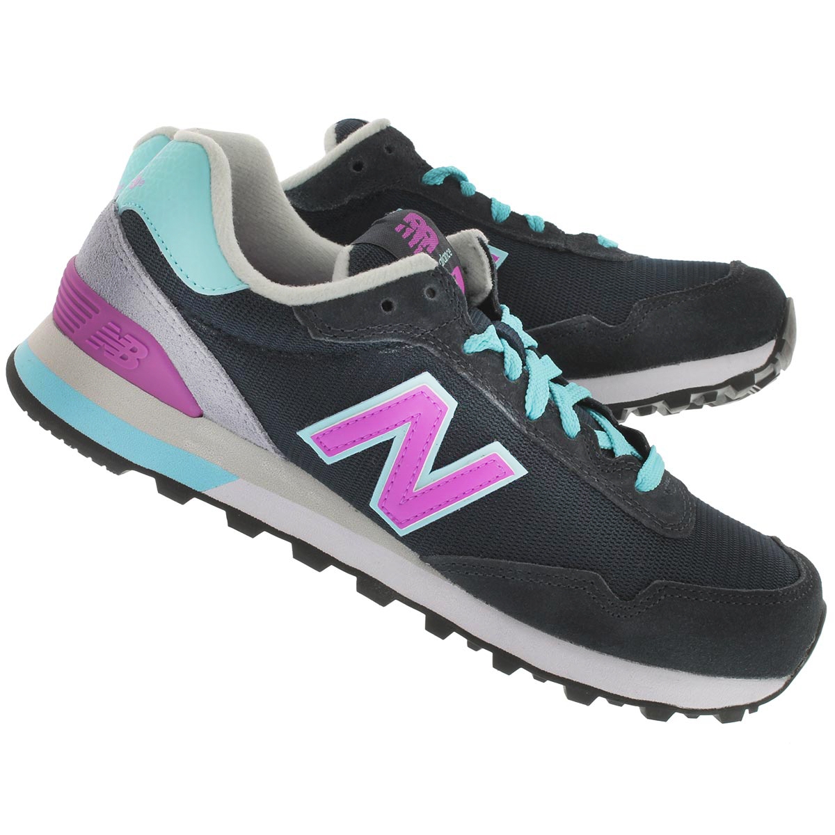Lds 515 navy lace up sneaker