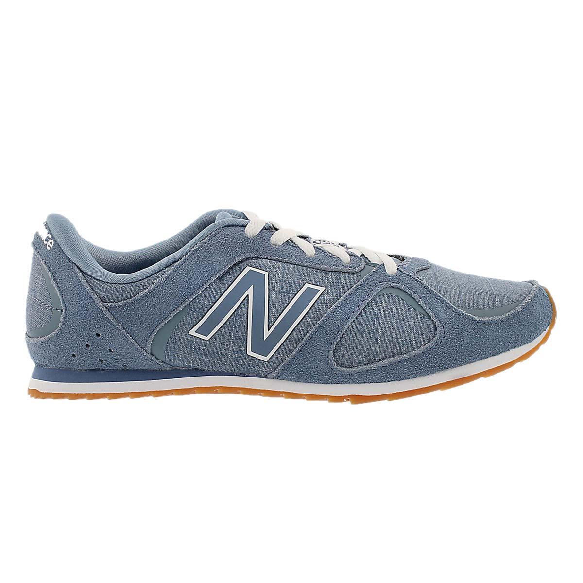 Lds 555 light blue lace up sneaker