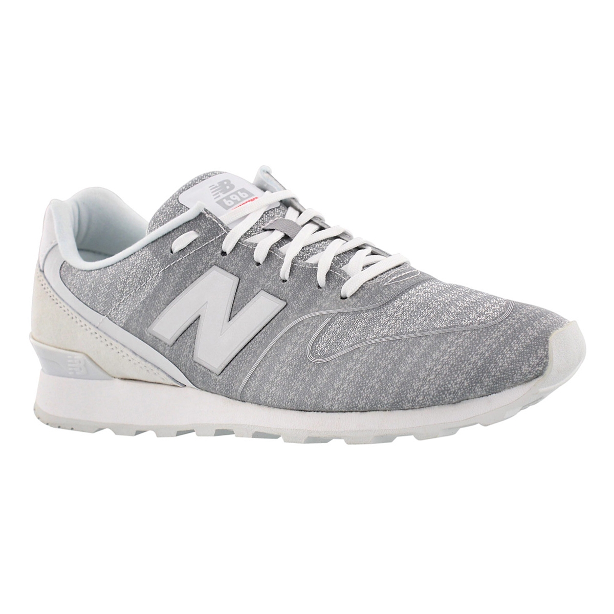 Women's 696 white/shockwave lace up sneakers