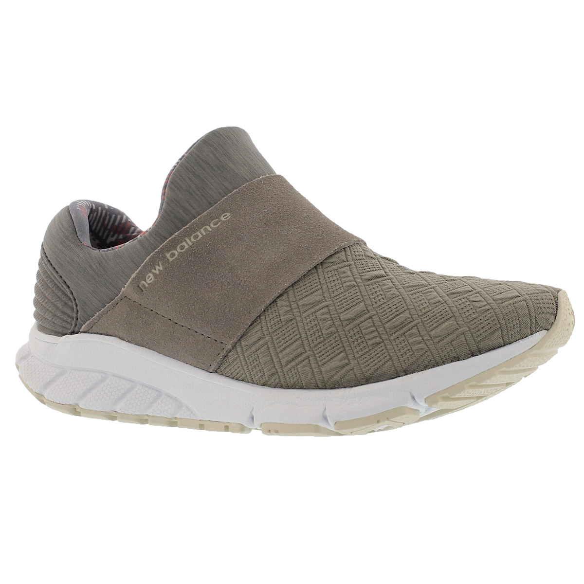 Women's RUSH green/bone slip on sneakers