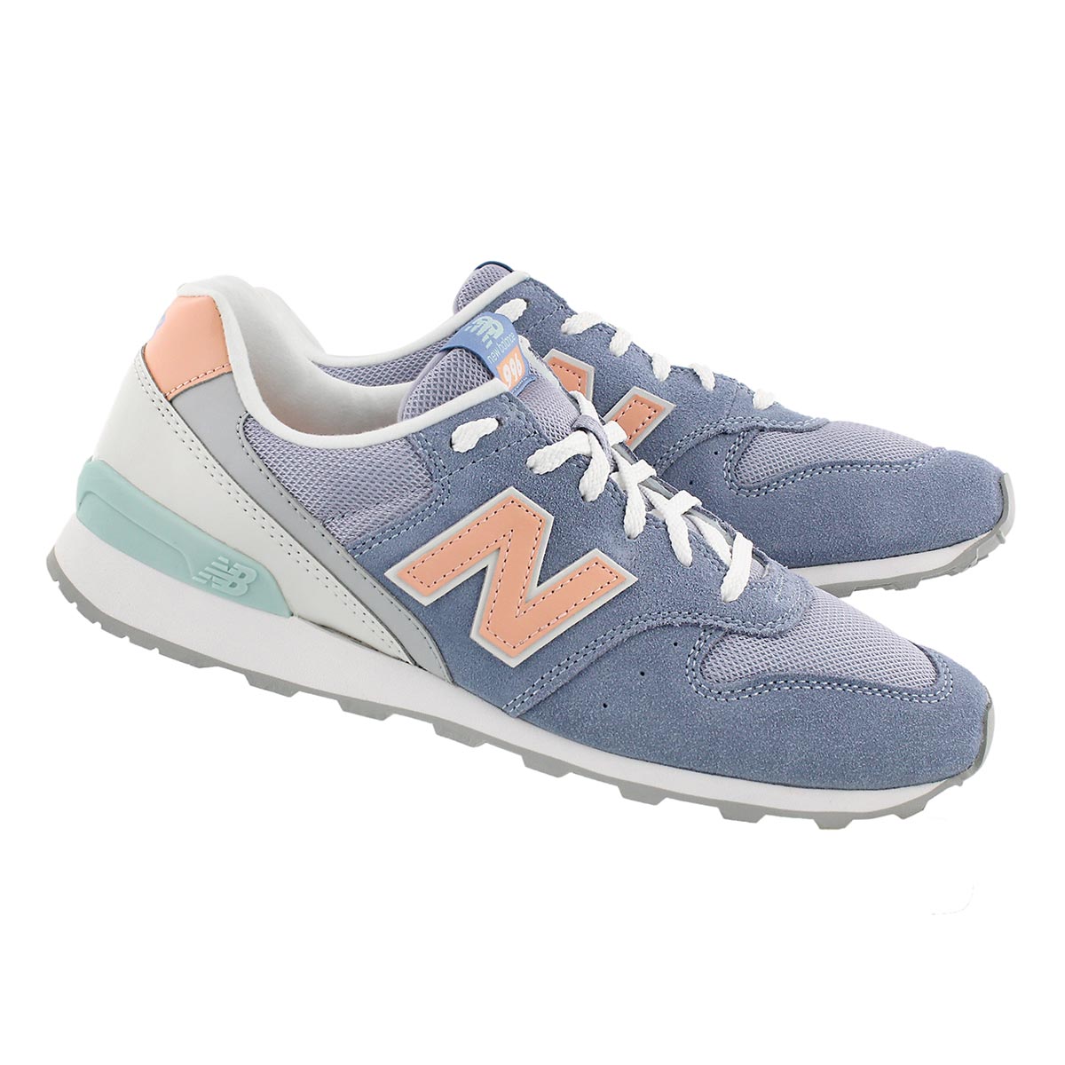 Espadrille 996, bleu/blanc/orange, fem