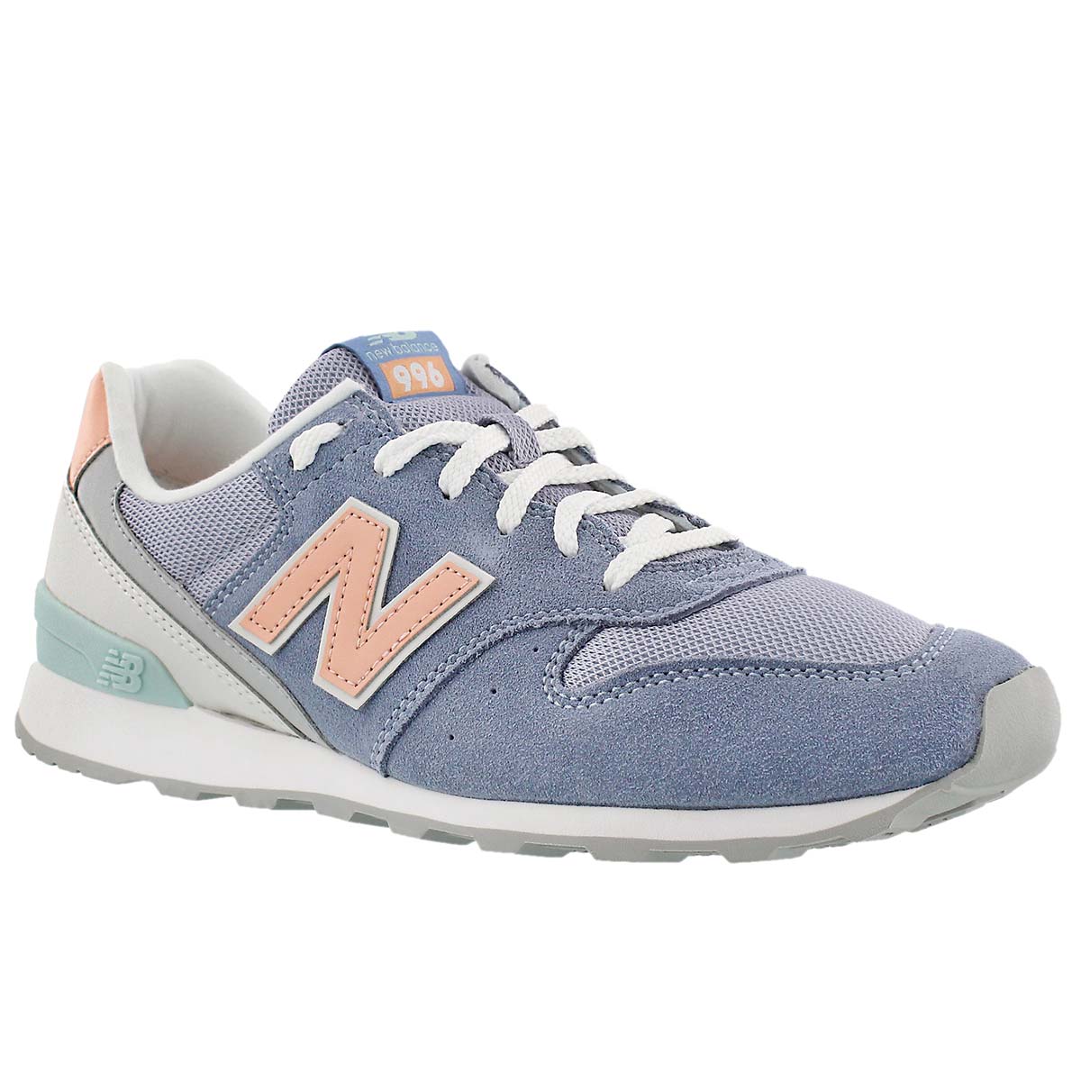Espadrille 996, bleu/blanc/orange, fem