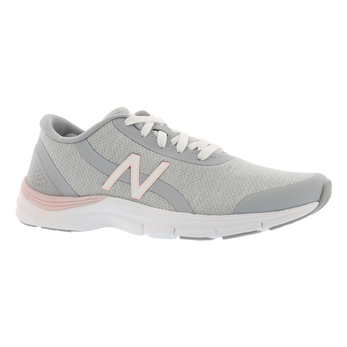 Women's 711V3 white/sunrise lace up sneakers