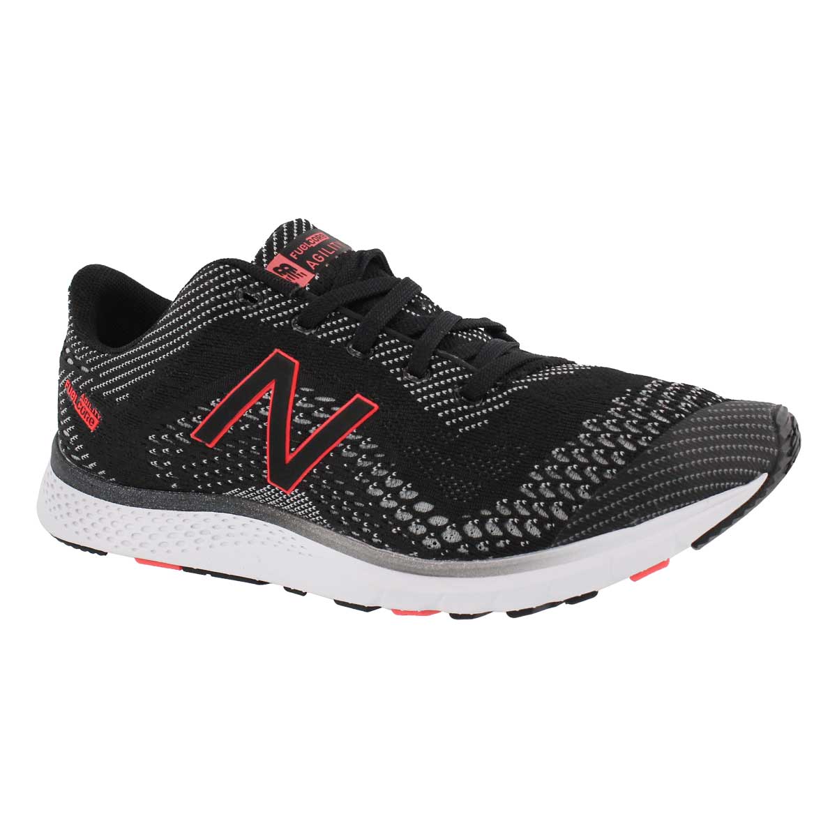 Women's AGILITY V2 black/silver lace up sneakers