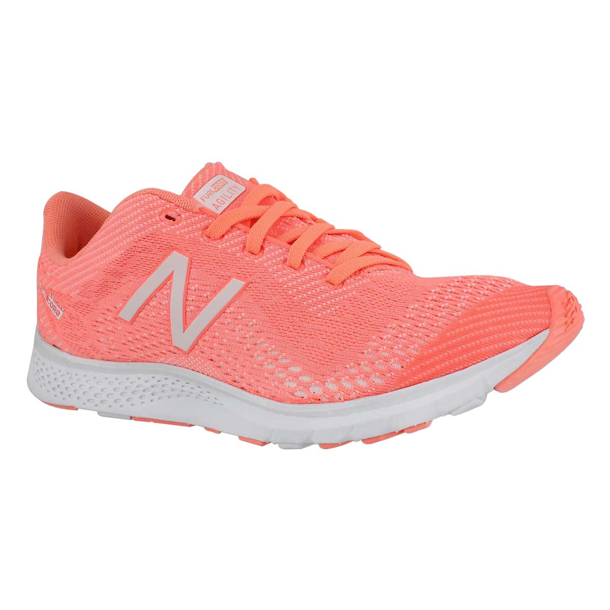 Women's AGILITY V2 fiji/wht lace up sneakers