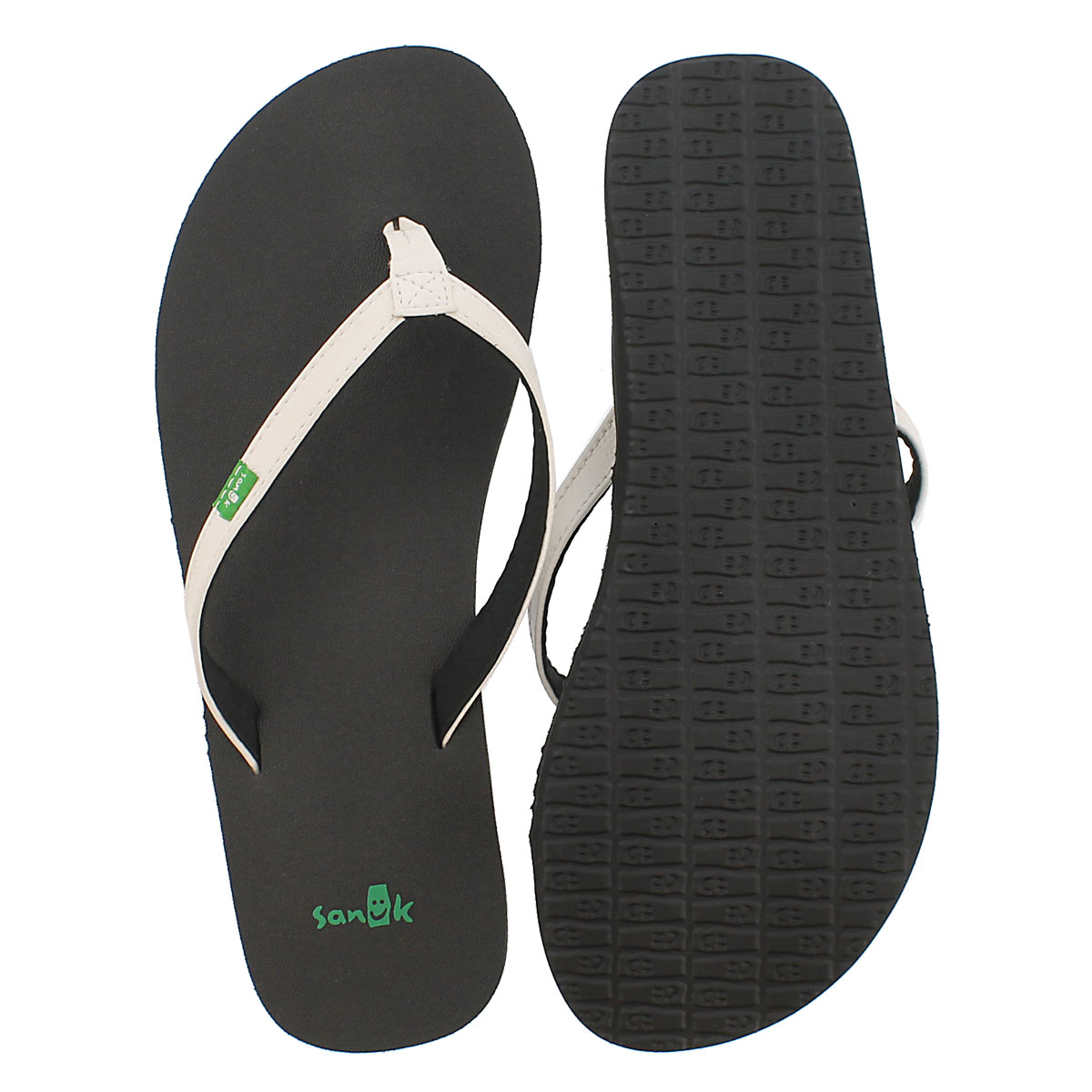 Lds Yoga Joy white flip flop