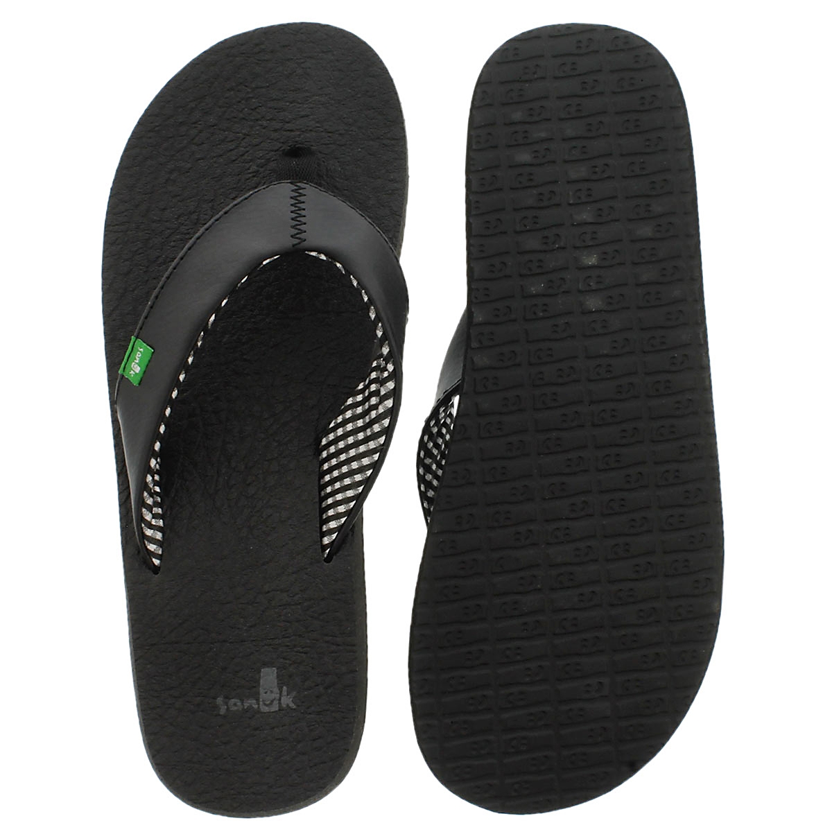 Lds Yoga Mat ebony flip flop