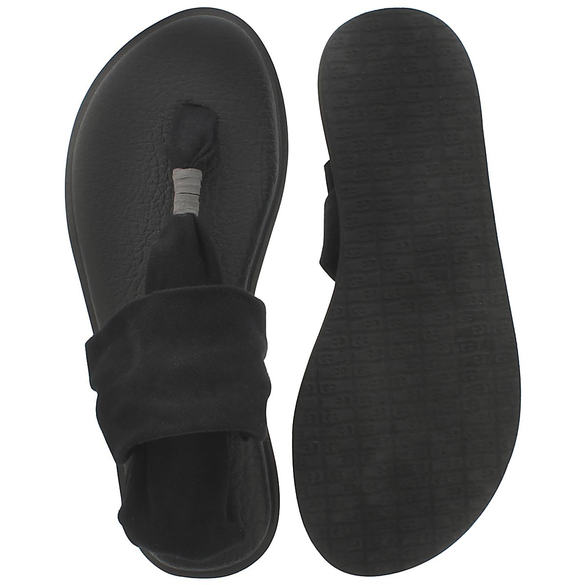 Lds Yoga Sling black thong sandal