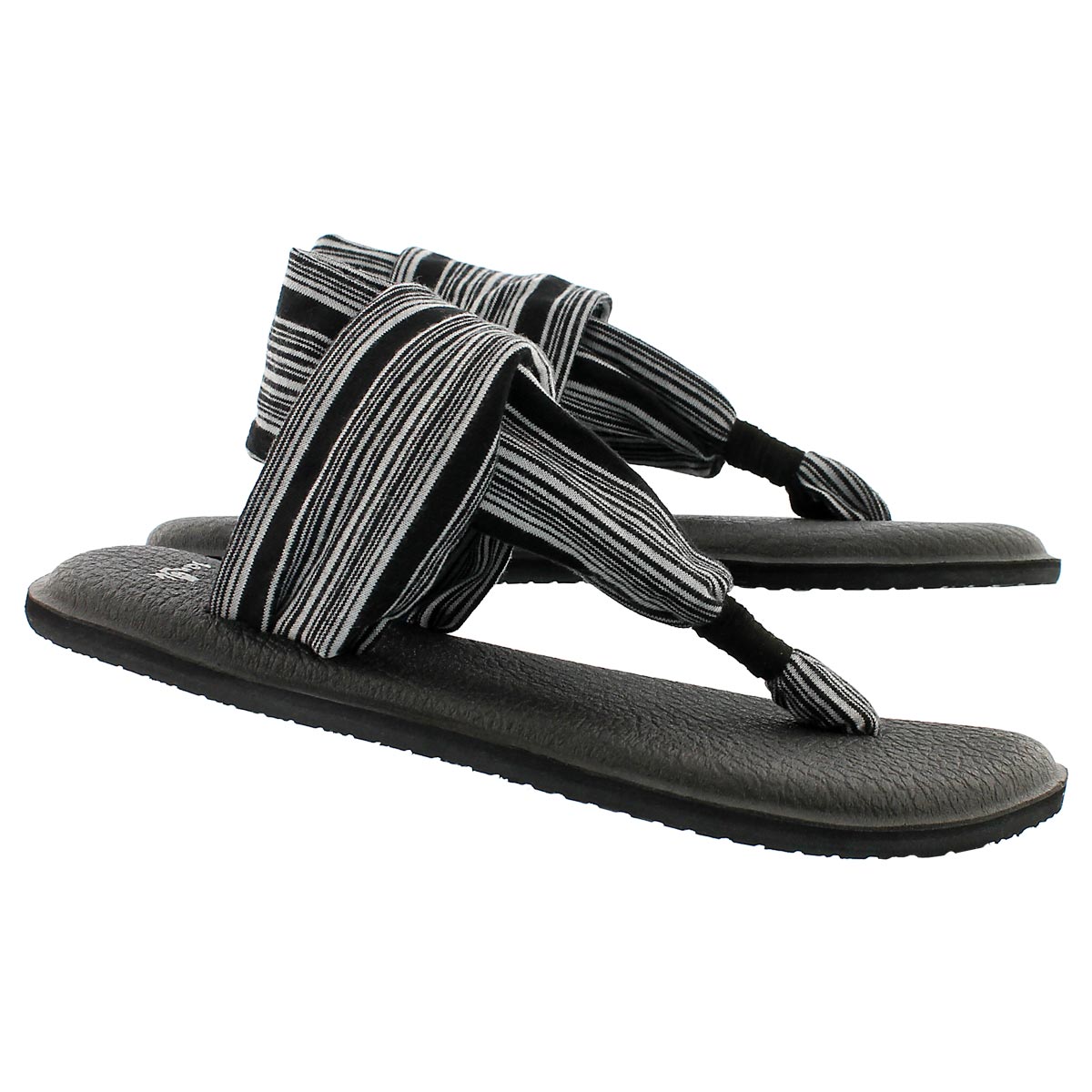 Sandale tong Yoga Sling noir/blanc, fem