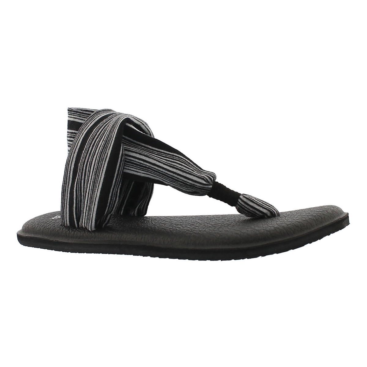 Sandale tong Yoga Sling noir/blanc, fem
