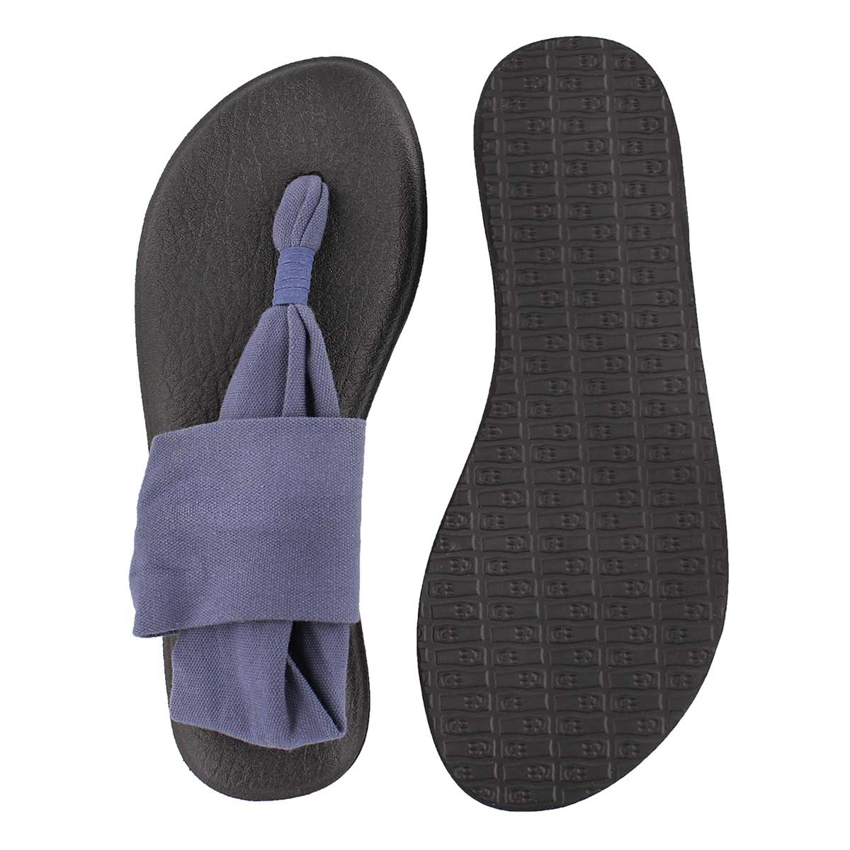Lds Yoga Sling slate blue thong sandal