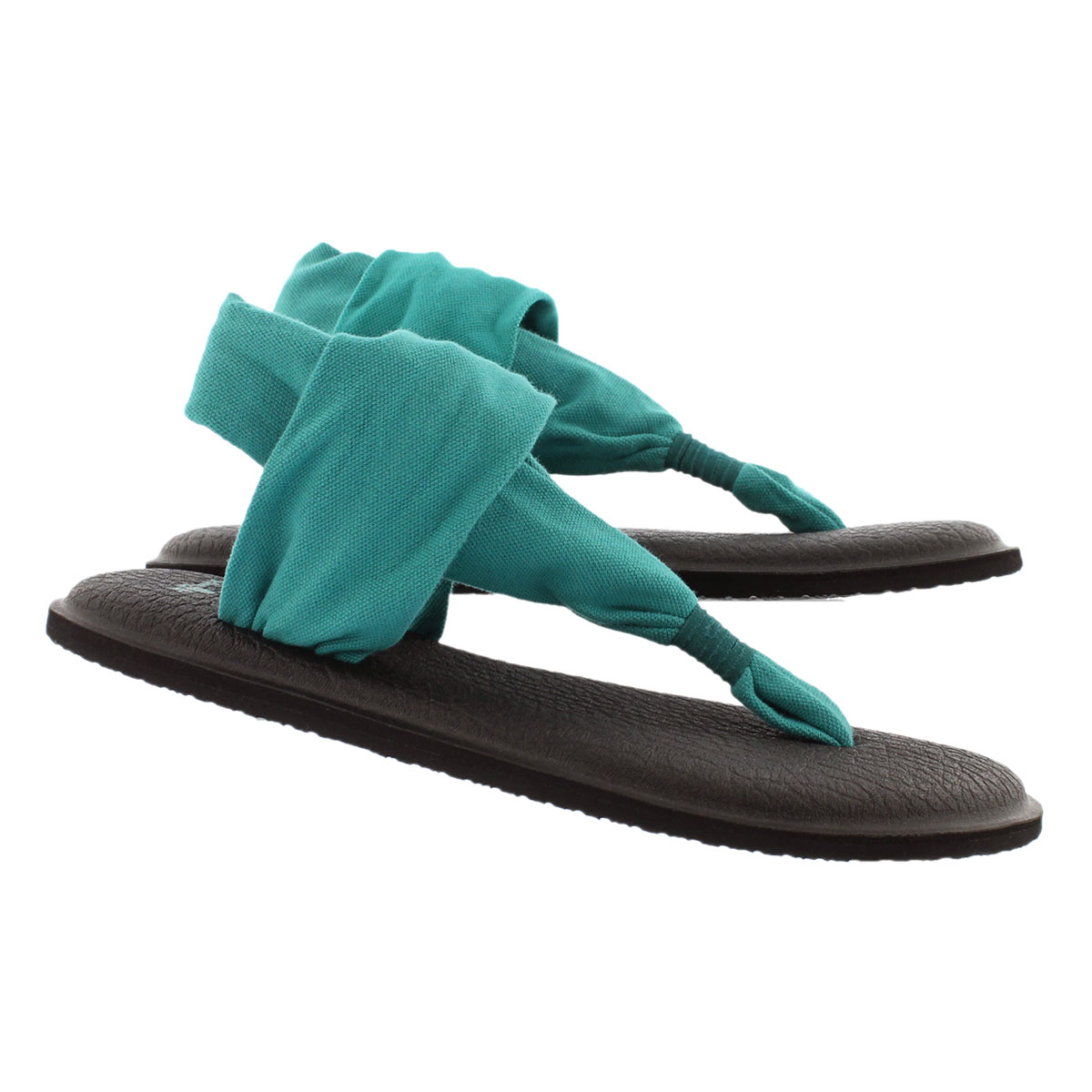 Lds Yoga Sling teal thong sandal